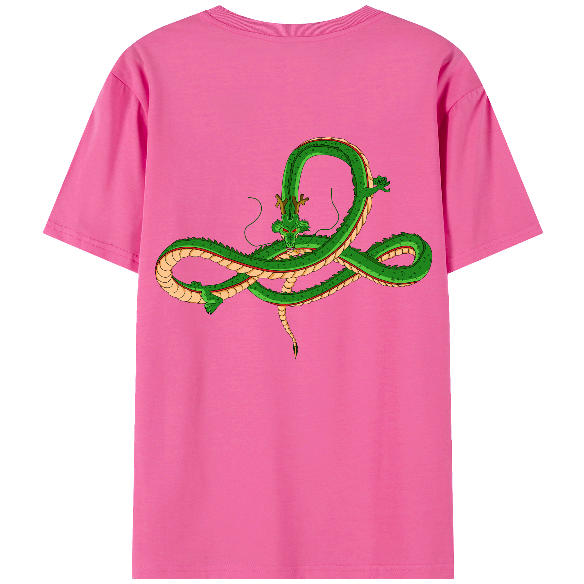 （画像用） ドラゴンボール 神龍 シェンロン DRAGON BALL Shenron レディース半袖Tシャツ(バックプリント)
